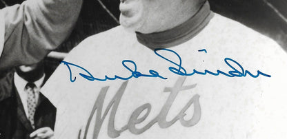 Duke Snider Stan Musial signed 8x10 Rare photo framed 2 auto HOF PSA Coa Hof