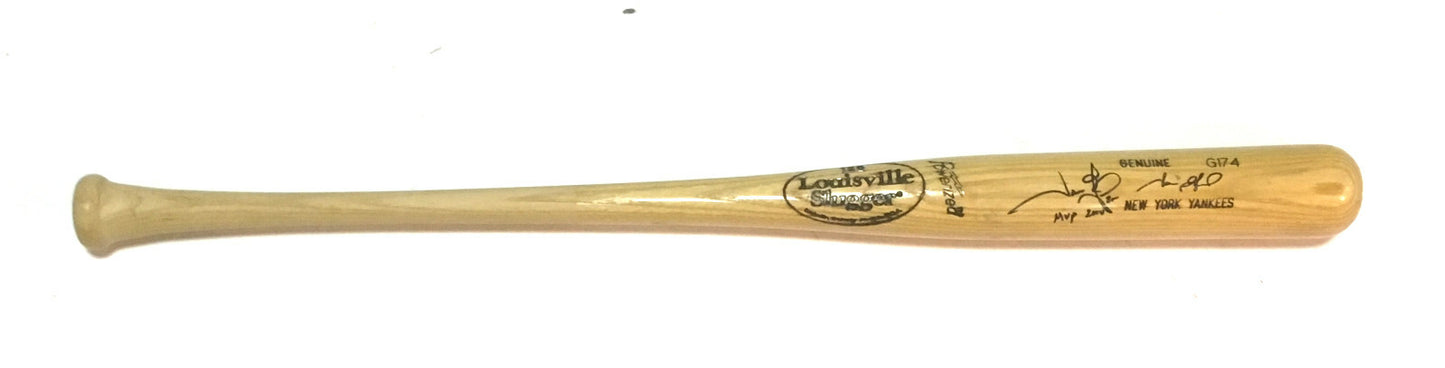 Jason Giambi signed Game Issued 34 “ LS Baseball bat INS 2000 MVP Autograph JSA