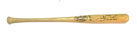 Jason Giambi signed Game Issued 34 “ LS Baseball bat INS 2000 MVP Autograph JSA