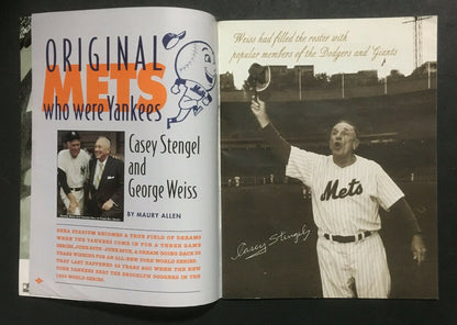 Rudy Giuliani signed 1998 Subway Series Yankees Vs Mets Program Auto CBM COA