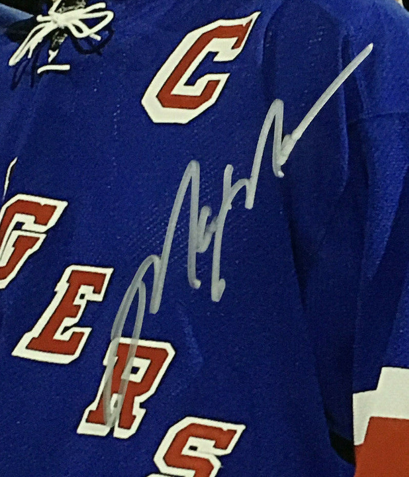 Mark Messier Richter Graves Leetch signed 94 Cup 16x20 photo framed auto steiner