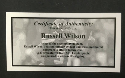 Russell Wilson Seahawks signed 16x20 Spotlight photo framed autograph Holo Coa