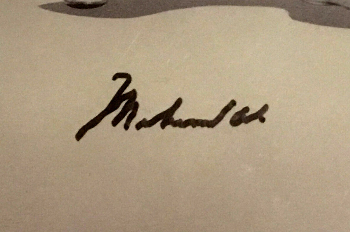 Muhammad Ali signed Warner Bros The Greatest Cel framed Autograph Wb COA LE /350