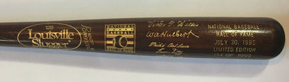 1995 Hall of Fame Commemorative LS Brown Bat Mike Schmidt Richie Ashburn Le Hof