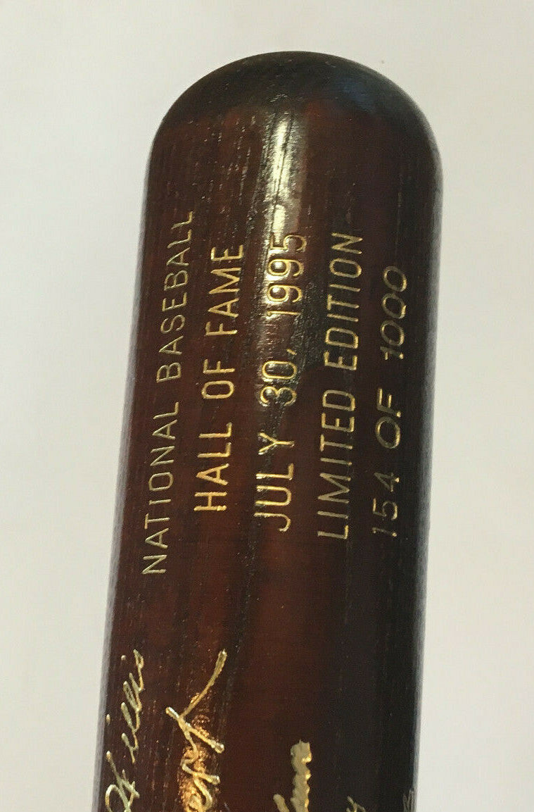 1995 Hall of Fame Commemorative LS Brown Bat Mike Schmidt Richie Ashburn Le Hof