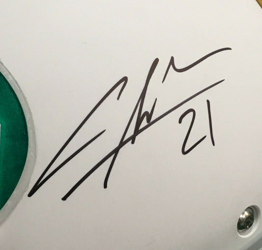 Charles Woodson signed Packers Hydro pro football helmet auto Beckett BAS COA