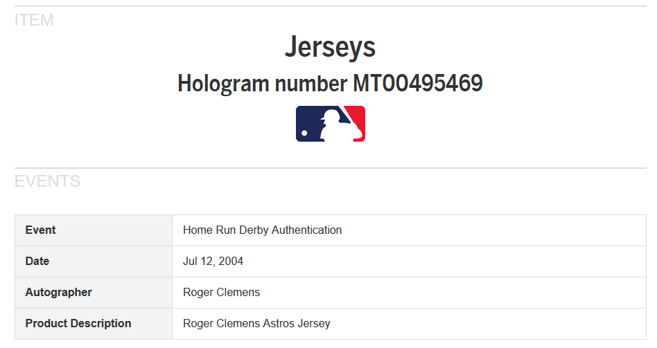 Roger Clemens signed Authentic 2004 Astros All Star Jersey Autograph MLB Holo