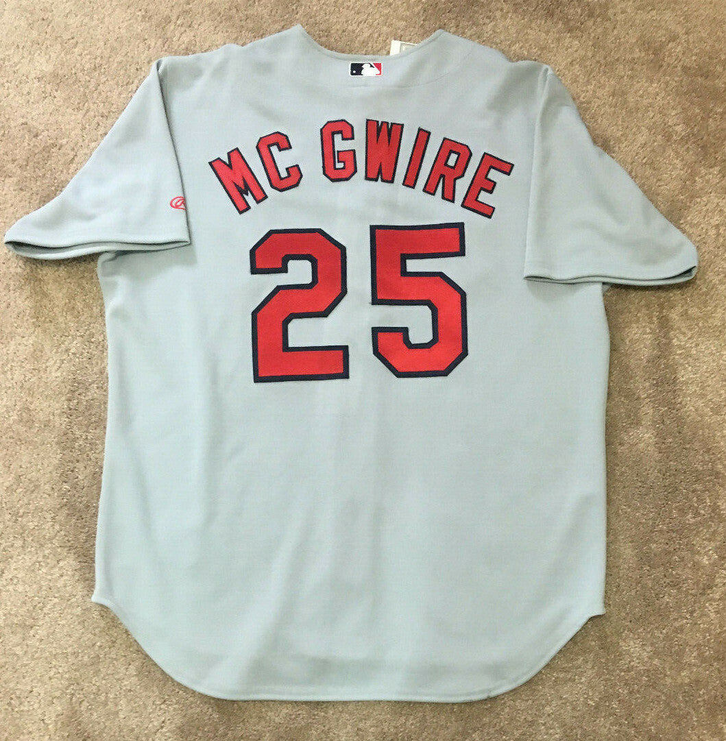 Mark McGwire signed Rawlings Authentic Cardinals jersey Steiner MLB Coa Le 1/250