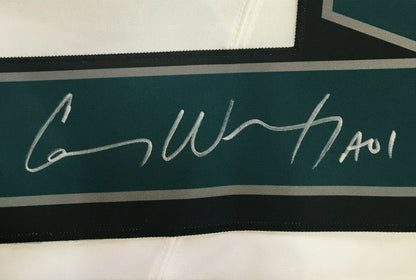 Carson Wentz Signed Nike White Limited #11 Eagles Jersey autograph Fanatics COA