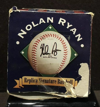 Nolan Ryan Replica Signature Baseball COA Sealed Bag New HOF MLB Angels Astros