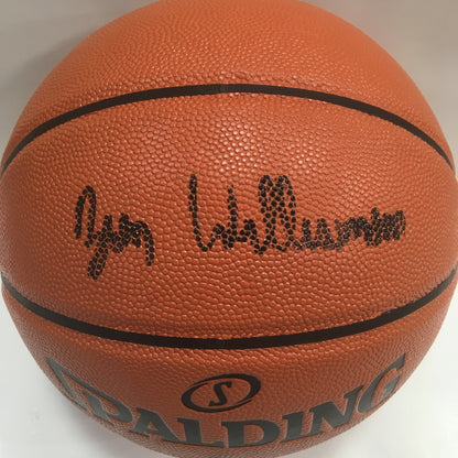Zion Williams Pelicans signed Spalding Basketball Rookie Autograph Fanatics COA