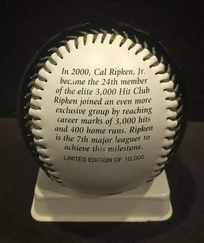 Cal Ripken Jr 3000 Hits Commemorative Baseball Fotoball New Case HOF Orioles LE
