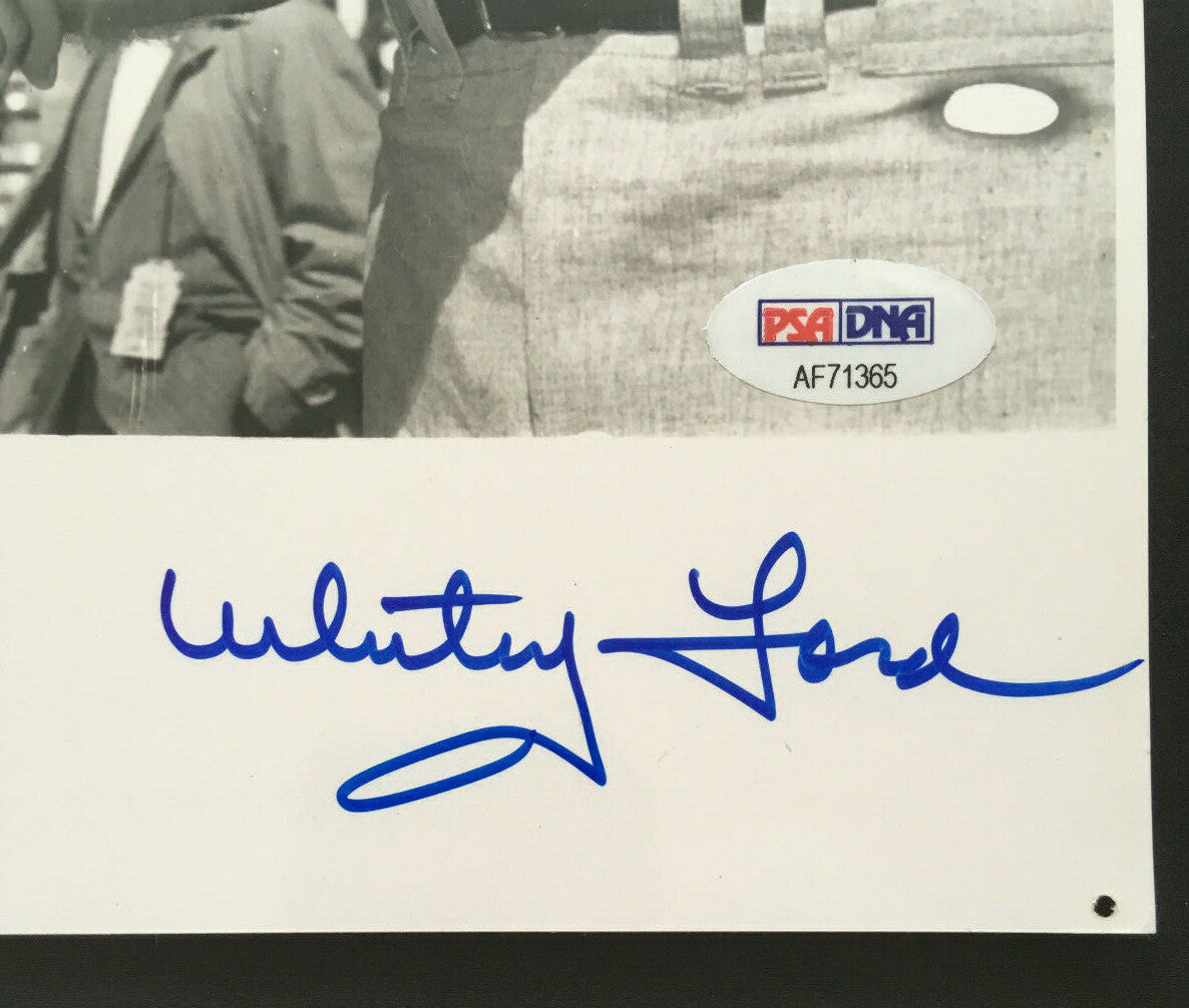 Whitey Ford Warren Spahn signed 8x10 photo mint 2 auto HOF PSA COA