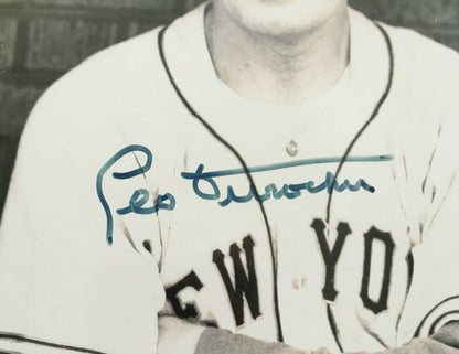 Leo Durocher NY Giants Baseball signed 8x10 photo Autograph HOF PSA COA