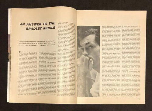 Bill Bradley NY Knicks March 18, 1968 Sports Illustrated Mint Magazine HOF