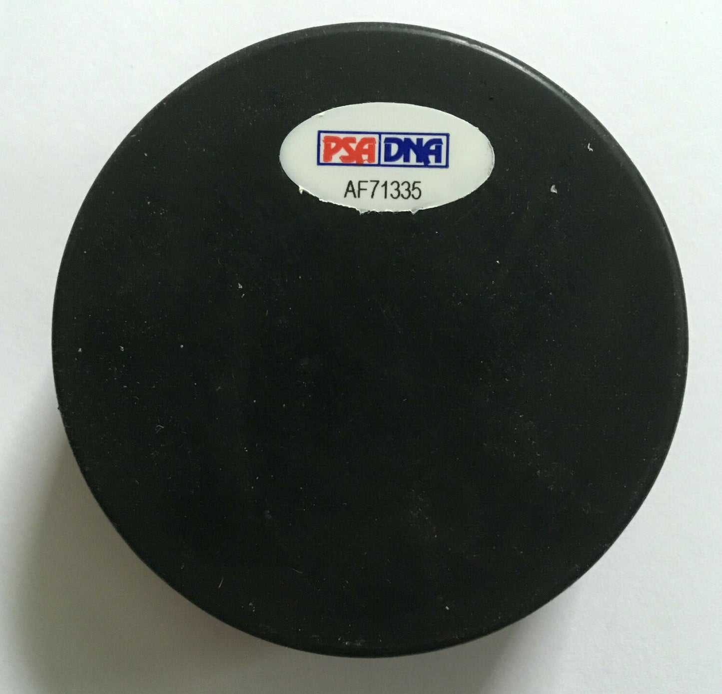 JEAN BELIVEAU Signed Hockey Hall of Fame Puck Autograph HOF PSA COA