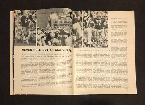 The Packers Are Not Dead Sports Illustrated 1968 NM Magazine Forrest Gregg