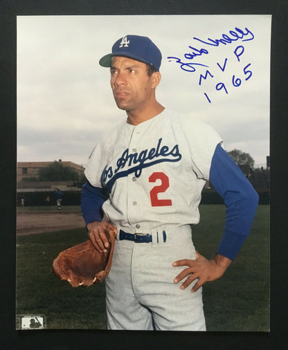Zoilo Versalles Dodgers signed 8x10 photo INS MVP 1965 Mint Autograph CBM COA