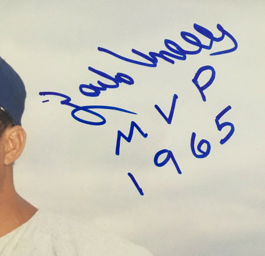 Zoilo Versalles Dodgers signed 8x10 photo INS MVP 1965 Mint Autograph CBM COA