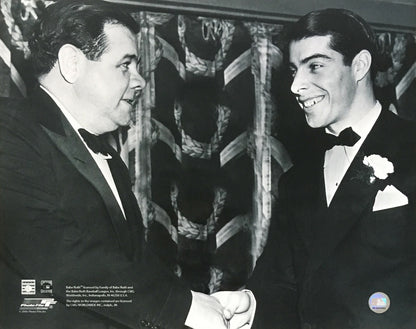 Babe Ruth & Joe DiMaggio NY Yankees 16x20 photo File 1938 Licensed Holo Hof