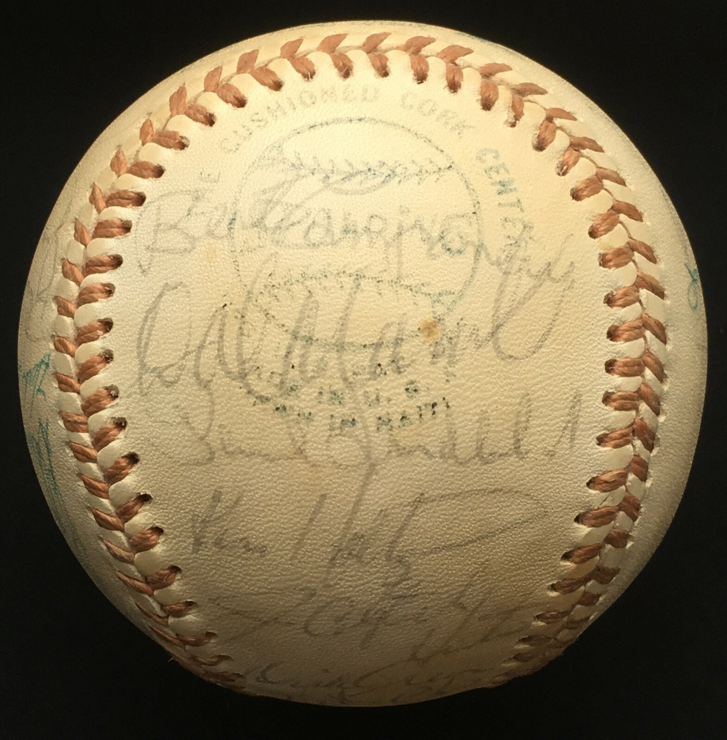 1974 Oakland A’s World Series Team signed Baseball 31 auto Reggie Jackson JSA