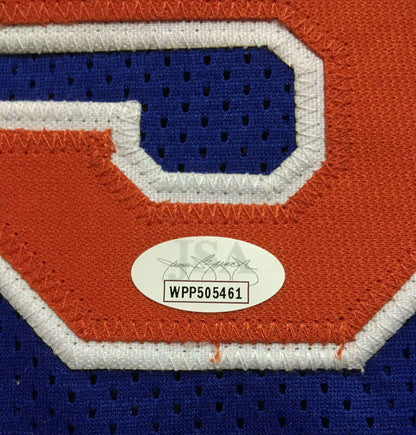 Walt Frazier Earl Monroe signed Knicks Hof Backcourt Jersey autograph JSA Coa
