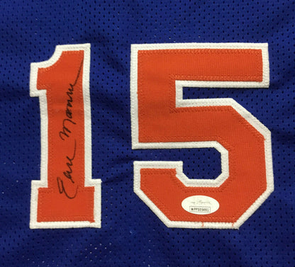 Walt Frazier Earl Monroe signed Knicks Hof Backcourt Jersey autograph JSA Coa