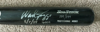 Wade Boggs signed Big Stick Baseball Bat 8/7/99 3000 Hits Autograph COA /299