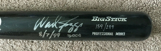 Wade Boggs signed Big Stick Baseball Bat 8/7/99 3000 Hits Autograph COA /299