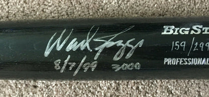 Wade Boggs signed Big Stick Baseball Bat 8/7/99 3000 Hits Autograph COA /299