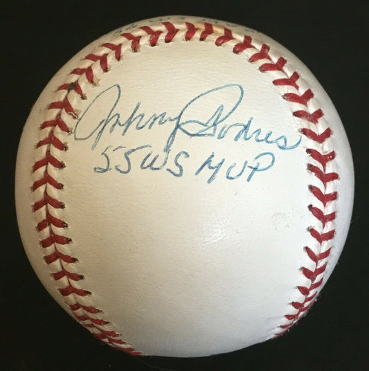 Don Larsen Dusty Rhodes Johnny Podres signed Baseball World Series MVP auto PSA