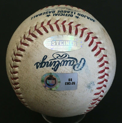 Endy Chavez Signed Game Used Baseball Ny Mets Shea Auto MLB Holo Steiner LOA
