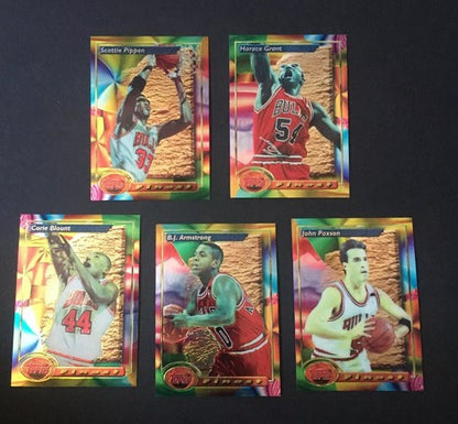 1993-94 Topps Finest Scottie Pippen 208 MINT Chicago Bulls Lot 5 Grant Paxson +