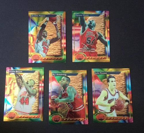 1993-94 Topps Finest Scottie Pippen 208 MINT Chicago Bulls Lot 5 Grant Paxson +
