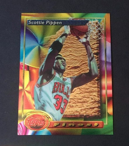 1993-94 Topps Finest Scottie Pippen 208 MINT Chicago Bulls Lot 5 Grant Paxson +
