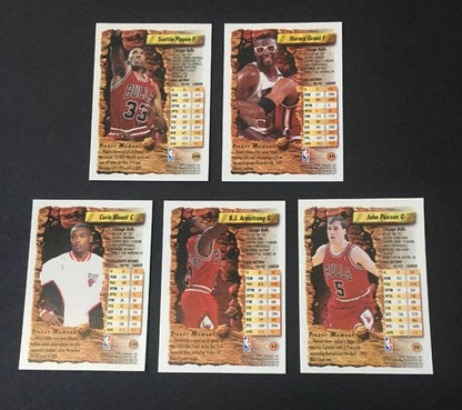 1993-94 Topps Finest Scottie Pippen 208 MINT Chicago Bulls Lot 5 Grant Paxson +
