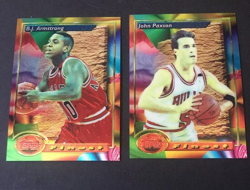 1993-94 Topps Finest Scottie Pippen 208 MINT Chicago Bulls Lot 5 Grant Paxson +