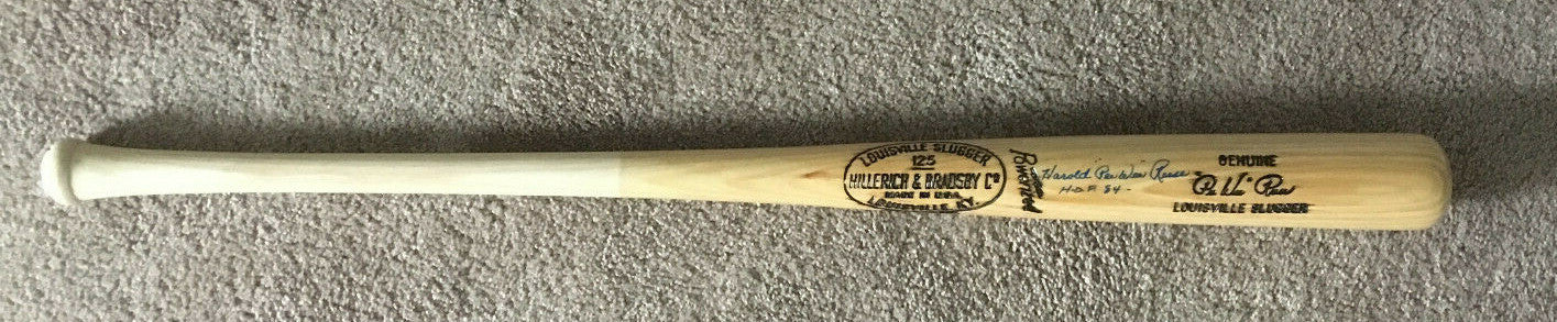 Pee Wee Reese Signed Game Model Baseball bat INS HOF 84 Mint Autograph PSA Coa