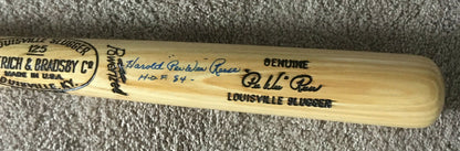 Pee Wee Reese Signed Game Model Baseball bat INS HOF 84 Mint Autograph PSA Coa