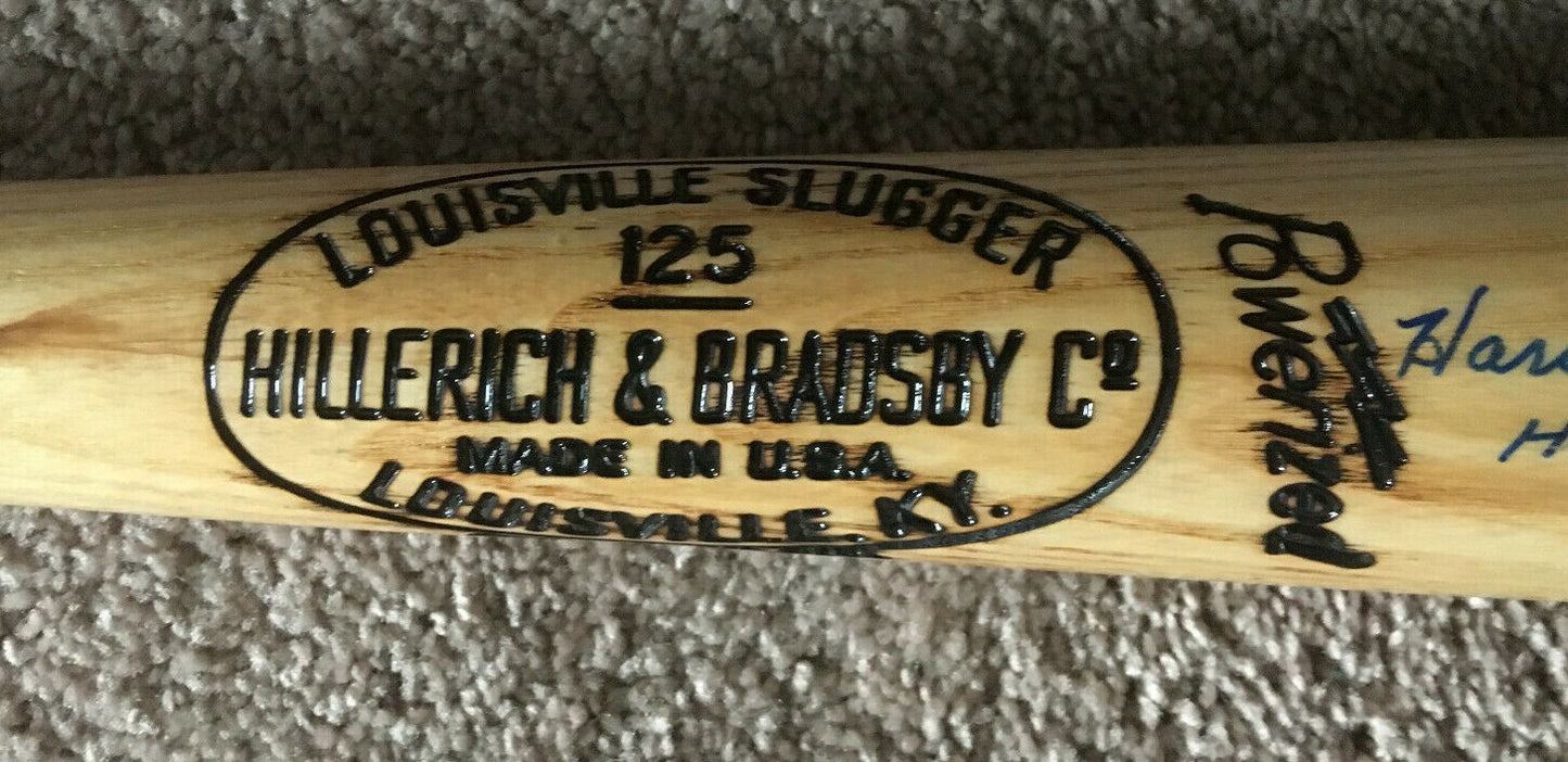 Pee Wee Reese Signed Game Model Baseball bat INS HOF 84 Mint Autograph PSA Coa