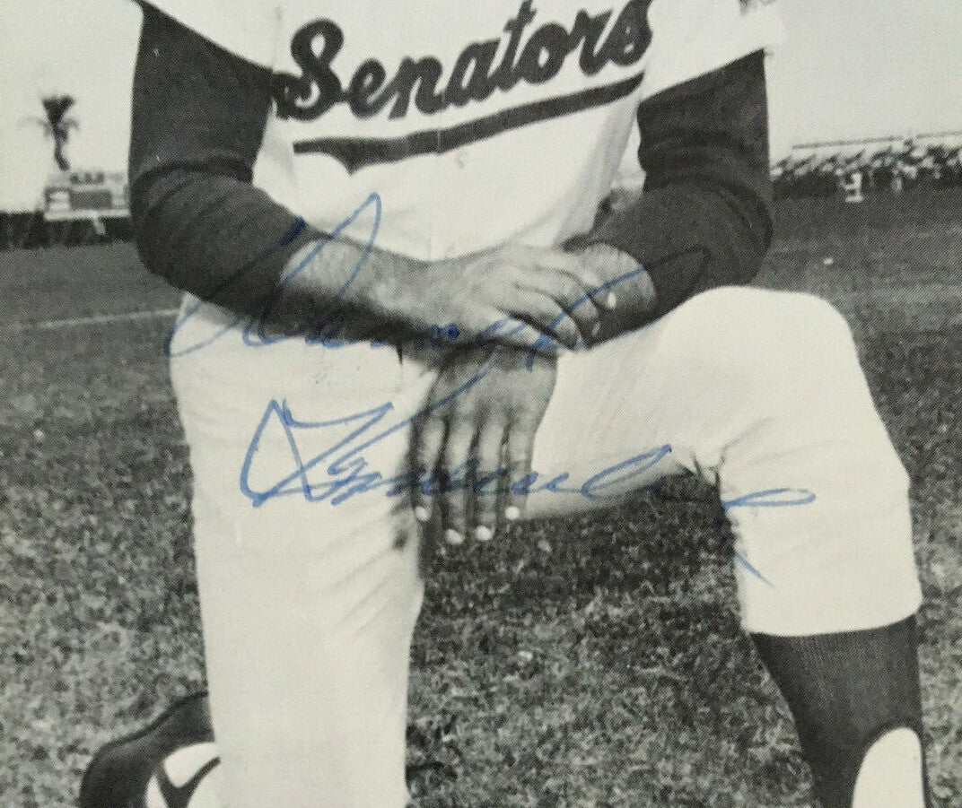 Washington Senators signed JD McCarthy Postcard Photo auto Howie Koplitz Knowles