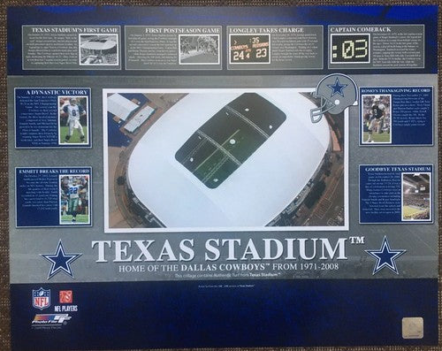 Dallas Cowboys TEXAS STADIUM 16x20 Photo Goodbye Photo file NFL Holo Rare