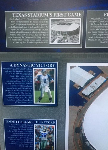 Dallas Cowboys TEXAS STADIUM 16x20 Photo Goodbye Photo file NFL Holo Rare