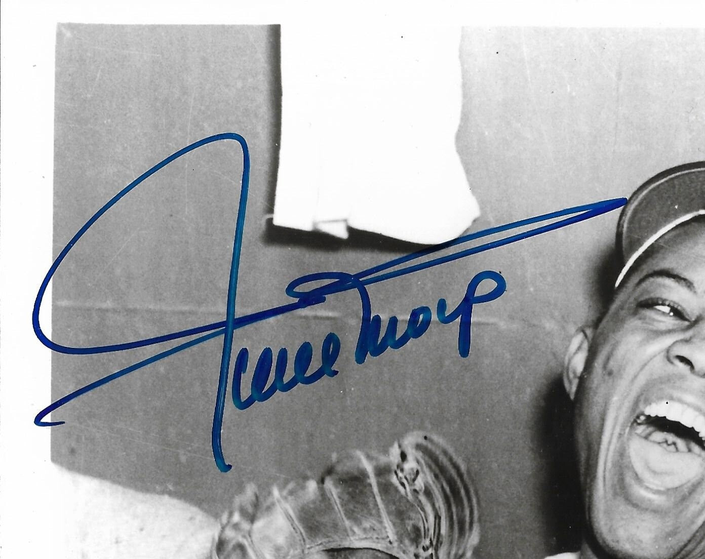 Willie Mays Leo Durocher Giants signed 8x10 photo framed 2 Mint Auto HOF JSA