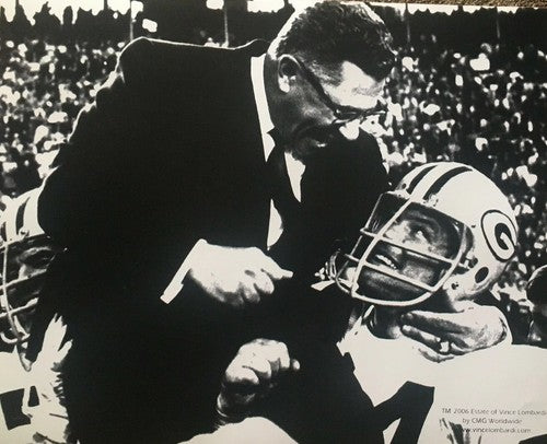 Vince Lombardi Jerry Kramer Super Bowl Carry Off 16x20 Photo Green Bay Packers