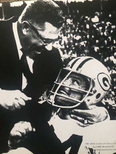 Vince Lombardi Jerry Kramer Super Bowl Carry Off 16x20 Photo Green Bay Packers