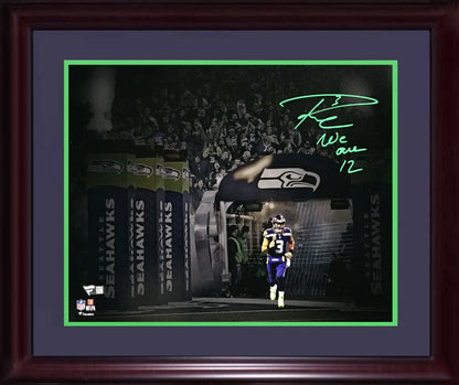 Russell Wilson signed 11x14 photo INS We are 12 framed mint autograph Fanatics