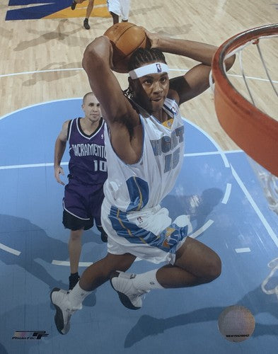 Carmelo Anthony Rookie 8x10 Photo Dunking Denver Nuggets NBA Licensed Photo File