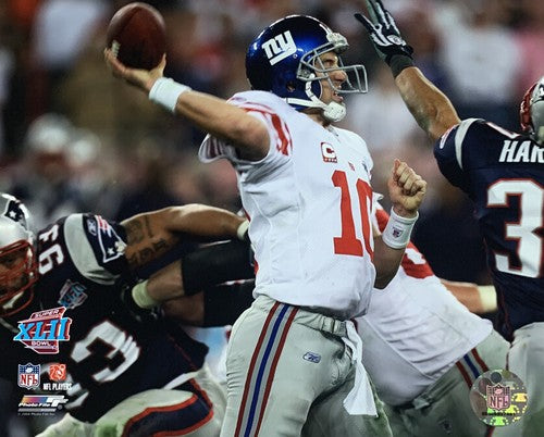 Eli Manning Superbowl XLII Mvp 8x10 Photo File Throw Ny Giants Patriots Licensed