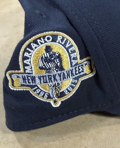 Mariano Rivera signed 2013 Logo Farewell Final Season Patch Hat Hof Auto Steiner